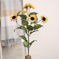 Teastain Mini Sunflower Spray 30 - The Fox Decor