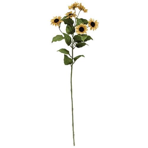 Teastain Mini Sunflower Spray 30 - The Fox Decor