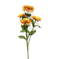 Golden Zinnia Spray 235 - The Fox Decor