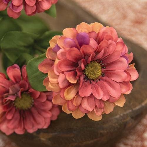 Mauve Zinnia Spray 235 - The Fox Decor