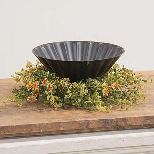 Golden Fall Buds & Baby's Grass Candle Ring 45 - The Fox Decor