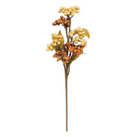 Fall Berry Cluster & Leaves Spray 16 - The Fox Decor