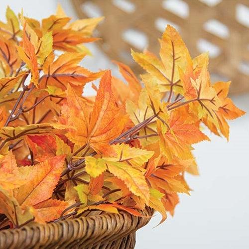 Fall Maple Leaf Bush 22 - The Fox Decor