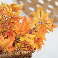 Fall Maple Leaf Bush 22 - The Fox Decor