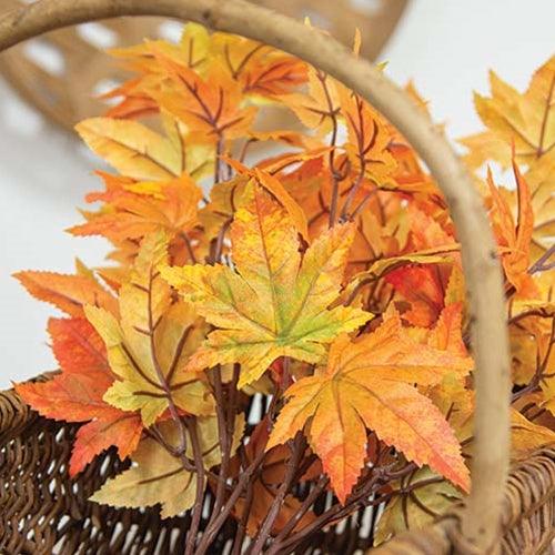 Fall Maple Leaf Bush 22 - The Fox Decor