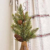 Rustic Cedar & Pine Bell Spray 21 - The Fox Decor