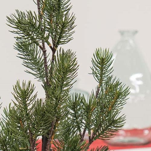 Table Spruce Tree w Burlap Base 19 - The Fox Decor