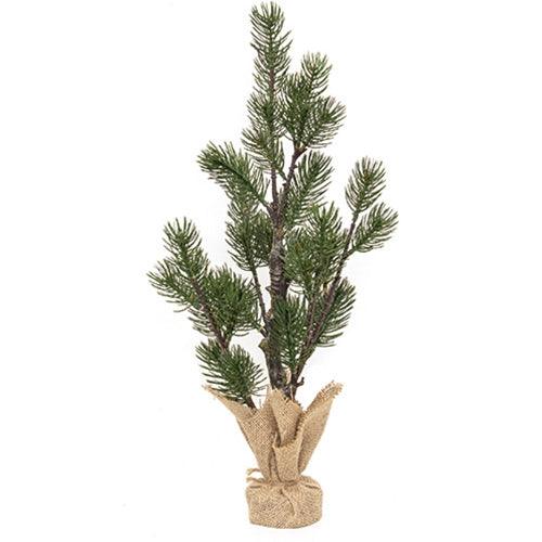 Table Spruce Tree w Burlap Base 19 - The Fox Decor