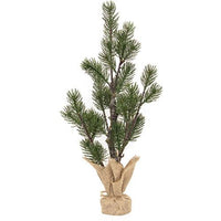 Table Spruce Tree w Burlap Base 19 - The Fox Decor