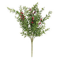 Lady Ruscus & Berries Bush 12 - The Fox Decor