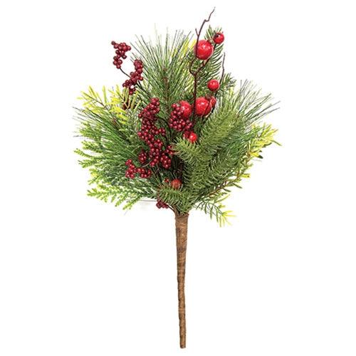 Winter Party Pine & Berry Bush 15 - The Fox Decor