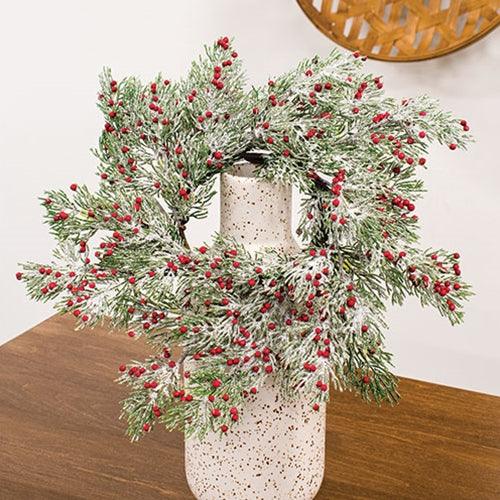 Frosted Pepper Berry and Pine Ring 4 - The Fox Decor