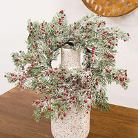 Frosted Pepper Berry and Pine Ring 4 - The Fox Decor