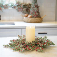 Frosted Pepper Berry and Pine Ring 4 - The Fox Decor