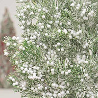 Frosted Snowberry and Pine Spray 26 - The Fox Decor