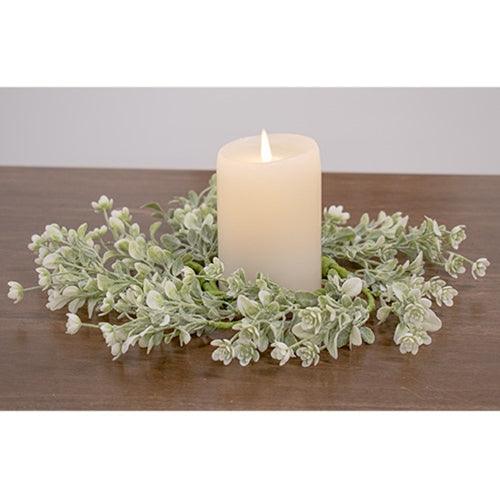 White Star Lavender Buds Candle Ring 35 - The Fox Decor
