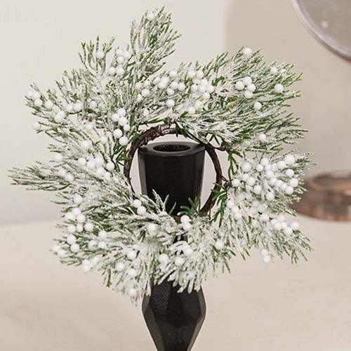 Frosted Snow Berry & Pine Ring 2 - The Fox Decor