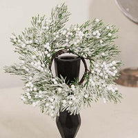 Frosted Snow Berry & Pine Ring 2 - The Fox Decor
