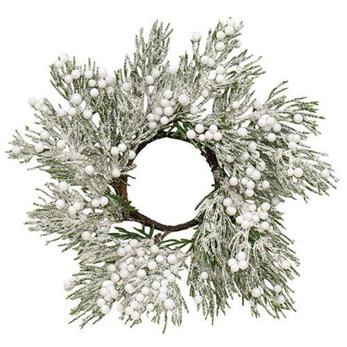 Frosted Snow Berry & Pine Ring 2 - The Fox Decor