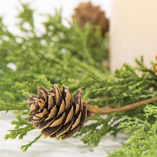 Western Cedar & Pinecone Candle Ring 35 - The Fox Decor