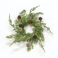 Western Cedar & Pinecone Candle Ring 35 - The Fox Decor