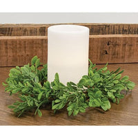 Heritage Boxwood Candle Ring 35 - The Fox Decor