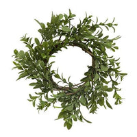 Heritage Boxwood Candle Ring 35 - The Fox Decor