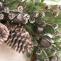Frosty Cheer Pine Wreath 24 - The Fox Decor