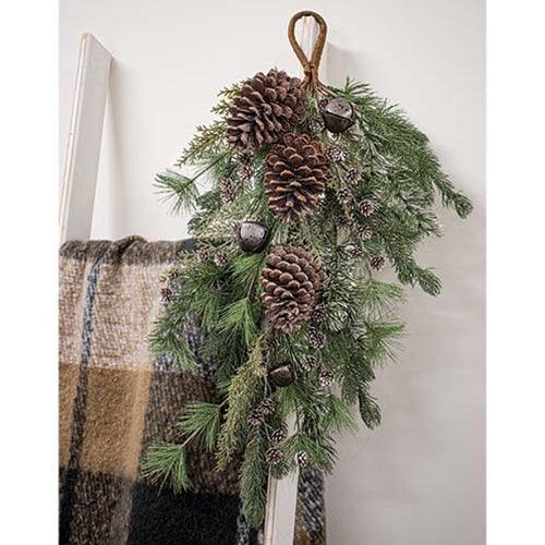 Frosty Cheer Pine Teardrop - The Fox Decor