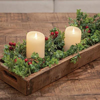 Frosted Boxwood & Gooseberry Garland 5ft - The Fox Decor
