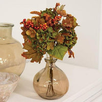 Autumn Hydrangea & Berry Bouquet - The Fox Decor