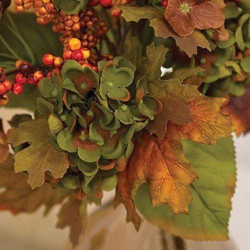 Autumn Hydrangea & Berry Bouquet - The Fox Decor