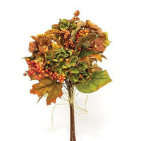 Autumn Hydrangea & Berry Bouquet - The Fox Decor