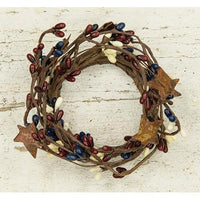 Pip Berry Ring With Stars Country Mix 2 - The Fox Decor