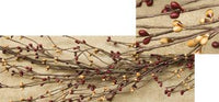 Burg Gold Pip Wispy Garland 4' - The Fox Decor