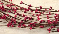 Red Pip Wispy Garland 4 ft - The Fox Decor