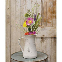 Mixed Poppy & Silver Dollar Spray - The Fox Decor