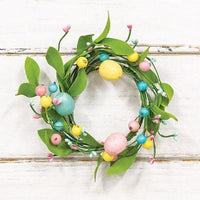 Easter Eggs & Herb Leaves Ring - The Fox Decor