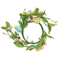 Easter Eggs & Herb Leaves Ring - The Fox Decor
