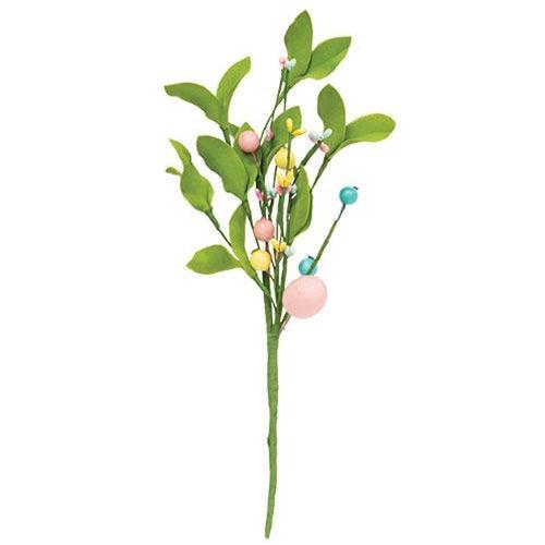 Easter Eggs & Herb Leaves Pick 12 - The Fox Decor