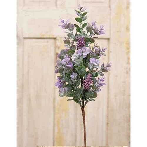 Lavender Eucalyptus with Seeds Bush 19 - The Fox Decor