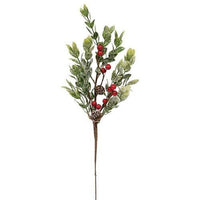 Snowy Boxwood & Berry Pick - The Fox Decor