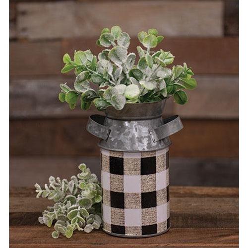 Snow Flocked Eucalyptus Bush 95 - The Fox Decor