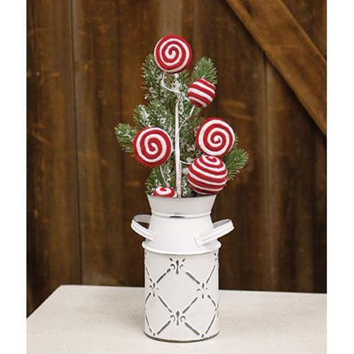 Peppermint Ball & Lollipop Spray - The Fox Decor