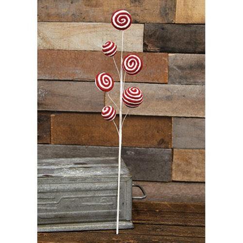 Peppermint Ball & Lollipop Spray - The Fox Decor