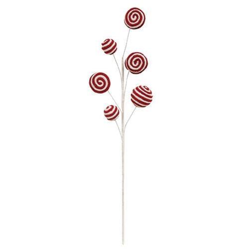 Peppermint Ball & Lollipop Spray - The Fox Decor