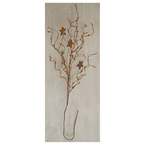 Old Gold Pip & Star Spray 24 - The Fox Decor