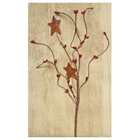 Burgundy Pip & Star Pick 12 - The Fox Decor