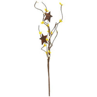 Yellow & Cream Pip & Star Pick 12 - The Fox Decor