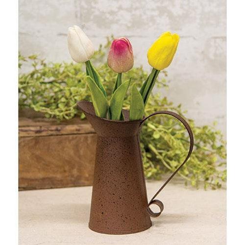 Foamy Tulip Bud Stem Yellow - The Fox Decor